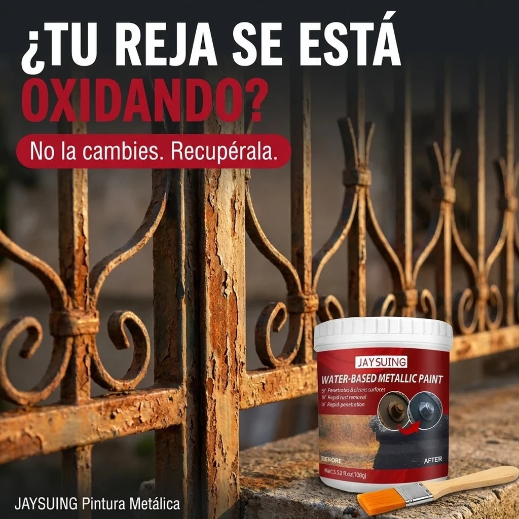 ¿Tu reja se está oxidando? No la cambies, recupérala.