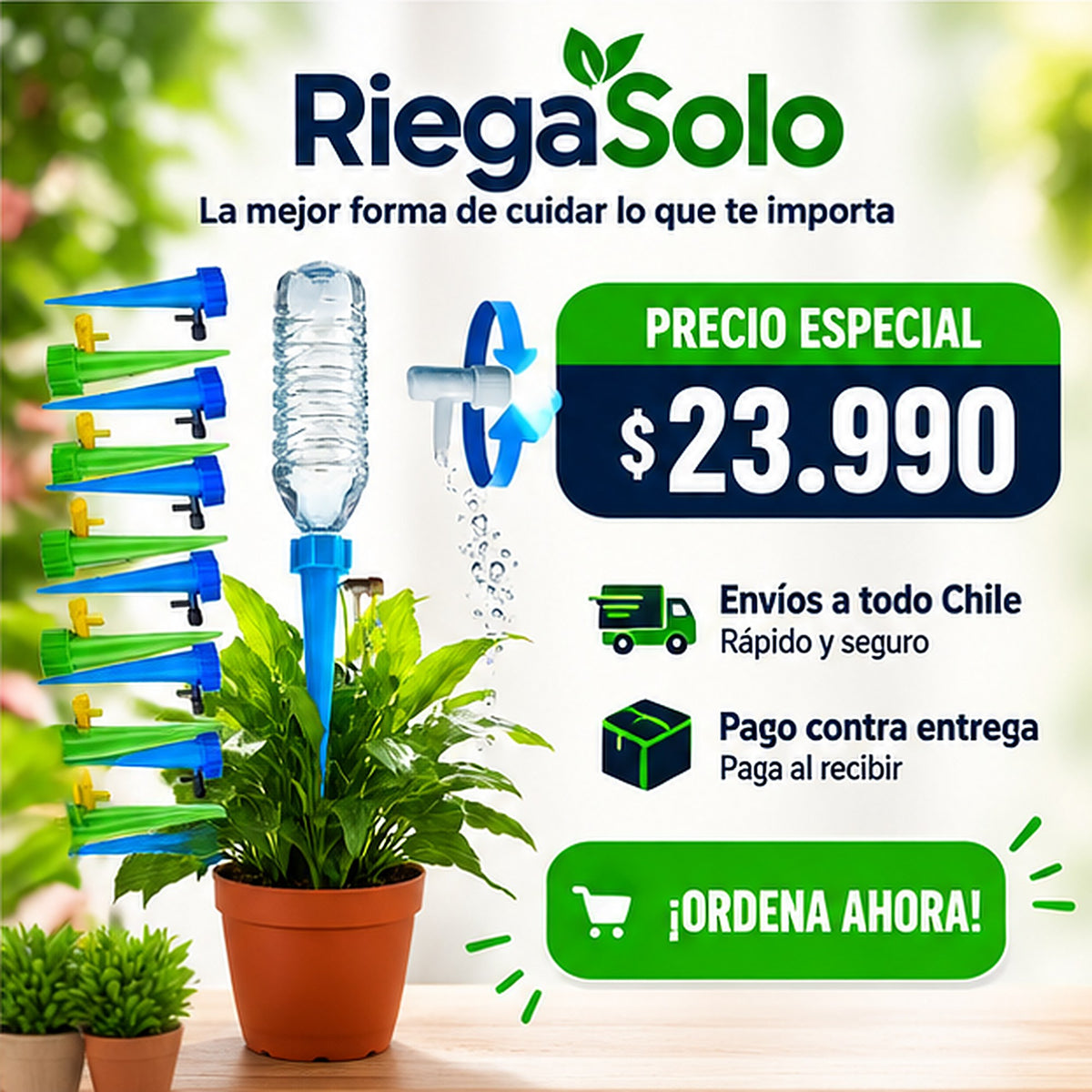 RiegaSolo - riego automático por goteo, precio especial